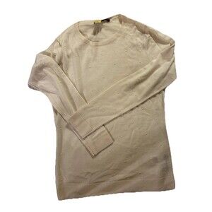 Brooks Brothers Women’s Merino Wool Crewneck Sweater Butter Yellow Medium